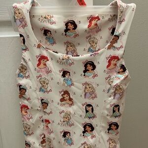 Women's Disney Princess Activewear Tank XS